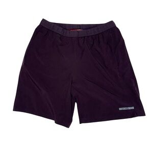 SKORA Qwick Dry Mens Shorts Sz Large Purple Pockets Running Workout Light Shorts